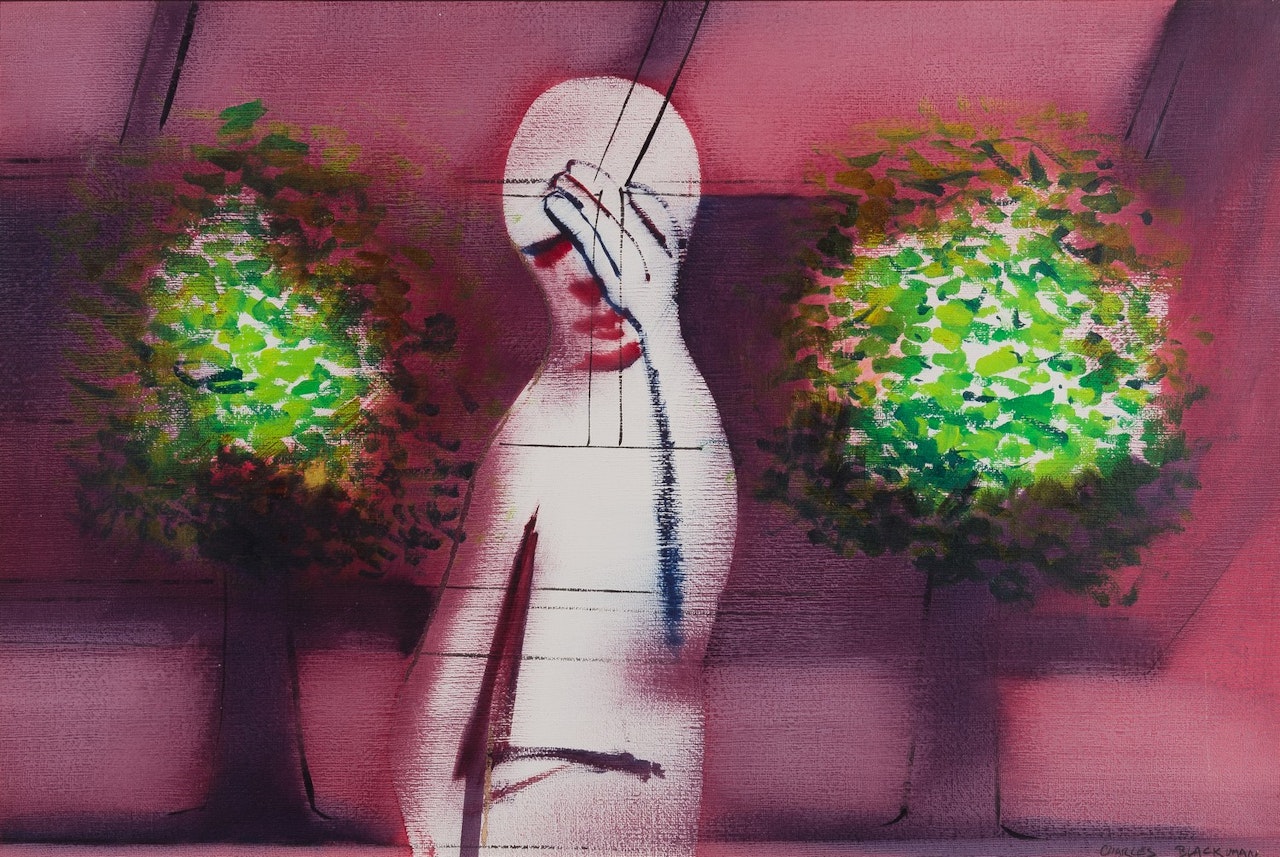 Girl in Trees by Charles Blackman