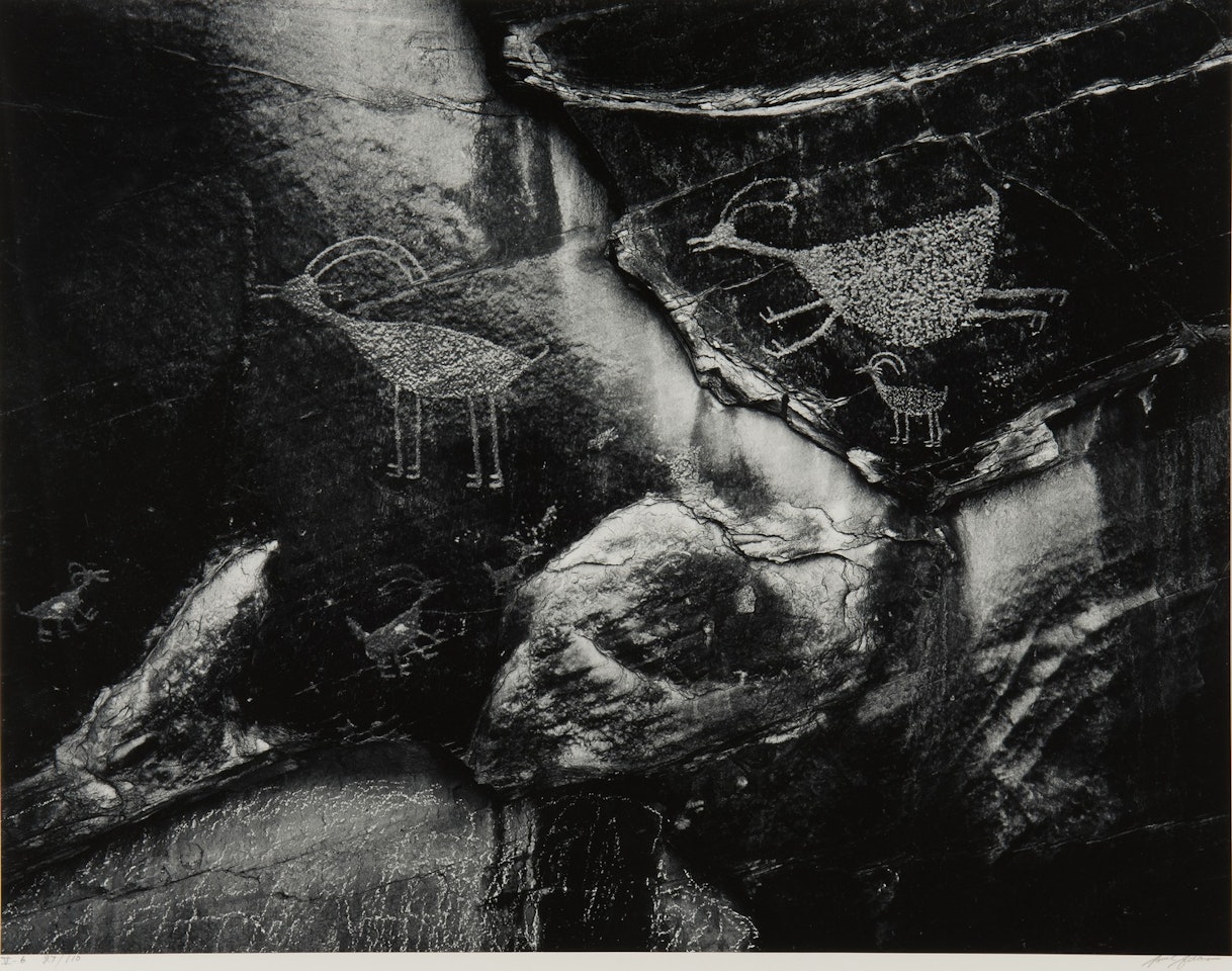 Petroglyphs, Monument Valley by Ansel Adams