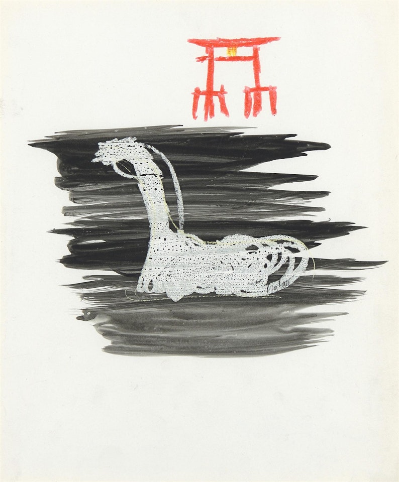 Lake Hakone, Japan by Sidney Nolan