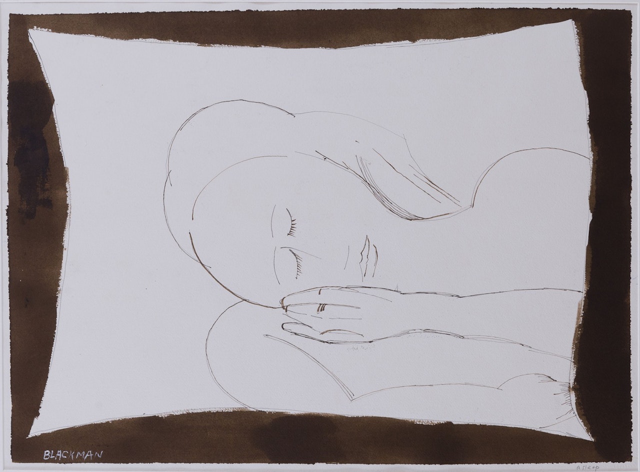 Asleep by Charles Blackman