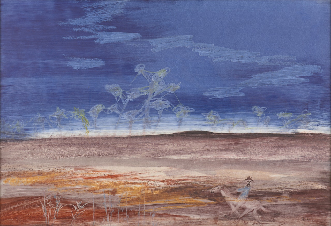 Rider on Horseback by Sidney Nolan