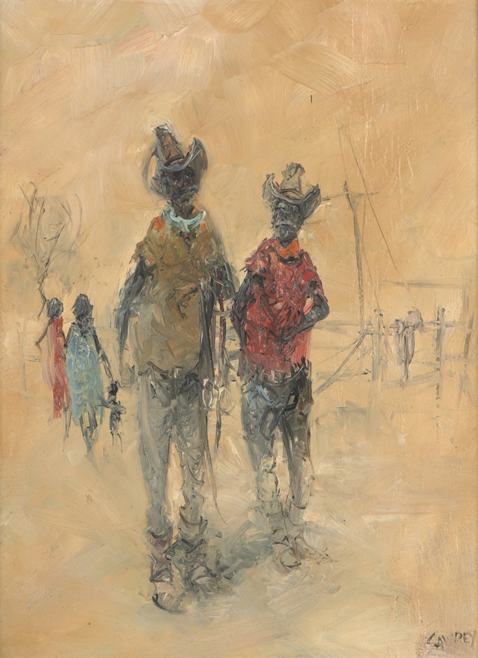 The Artist"s Boys, Alexandria Downs, Northern Territory by Hugh Sawrey