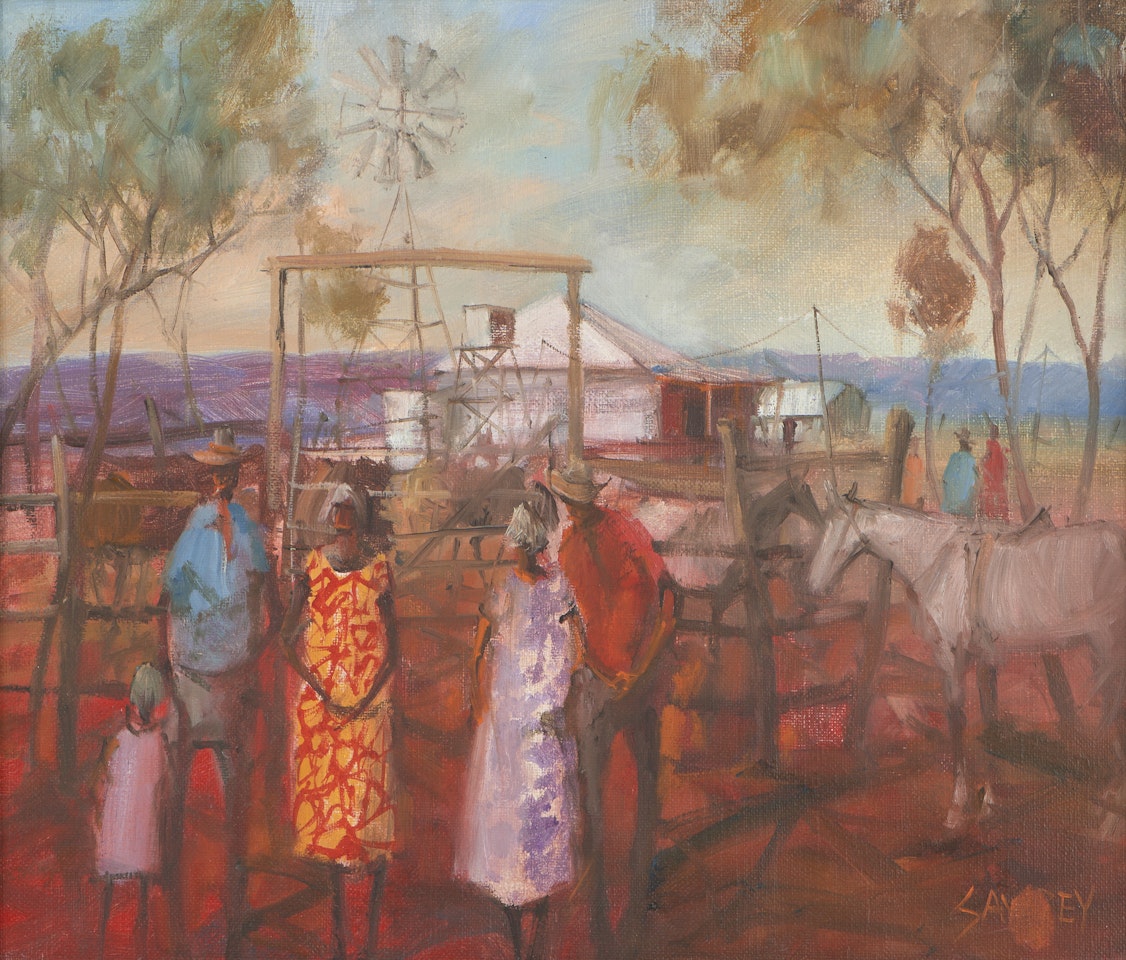 On Springvale Station, West Queensland by Hugh Sawrey
