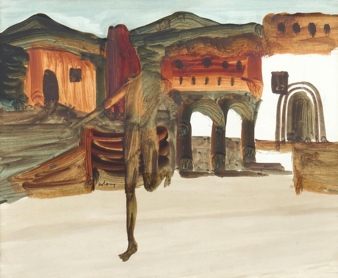 (Figure in Greece) by Sidney Nolan
