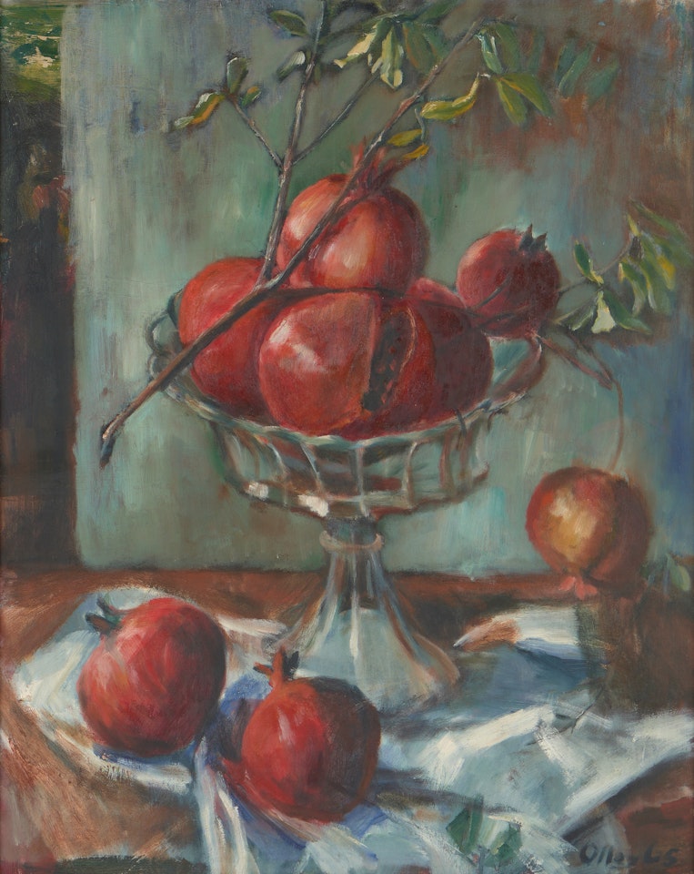 Pomegranates 1965 by Margaret Hannah Olley