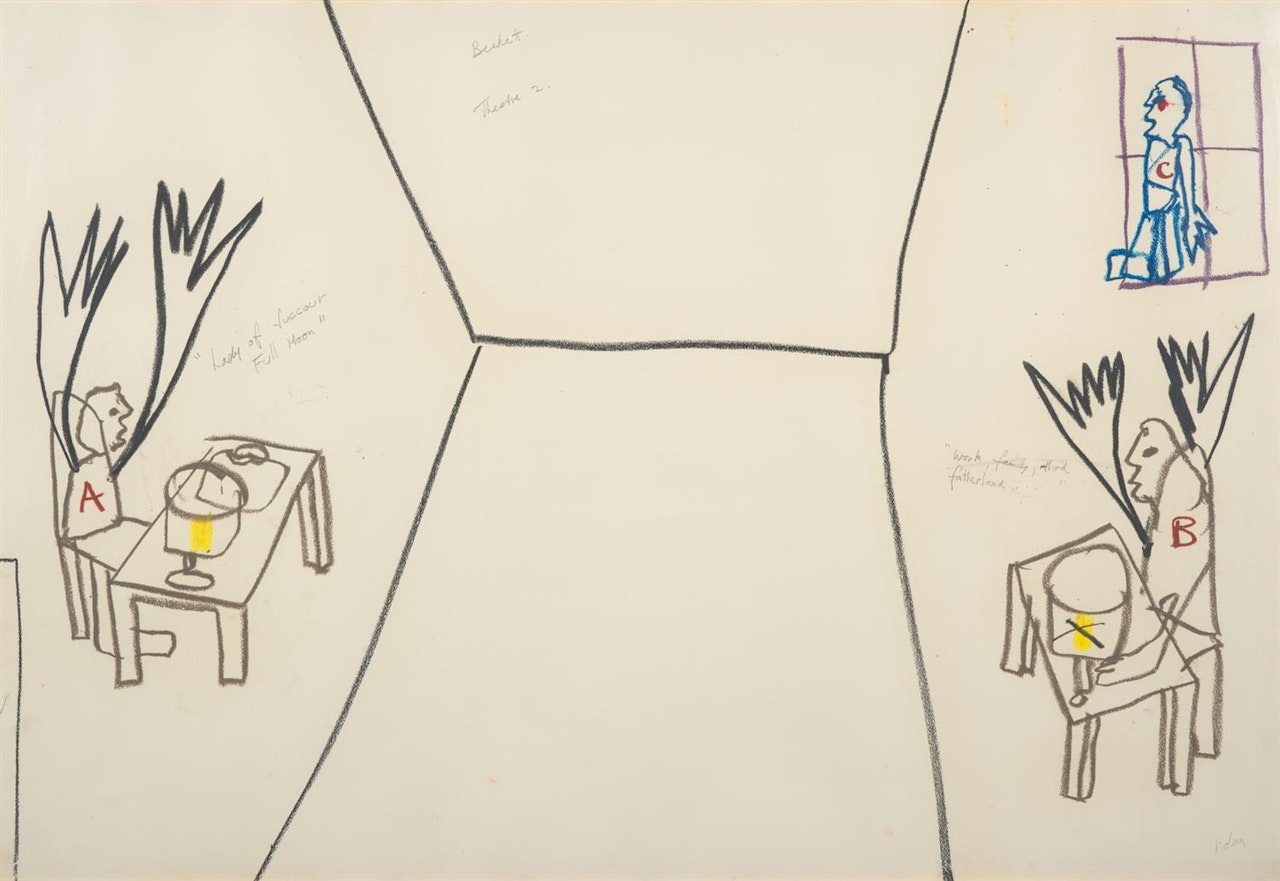 Beckett Theatre 2 by Sidney Nolan