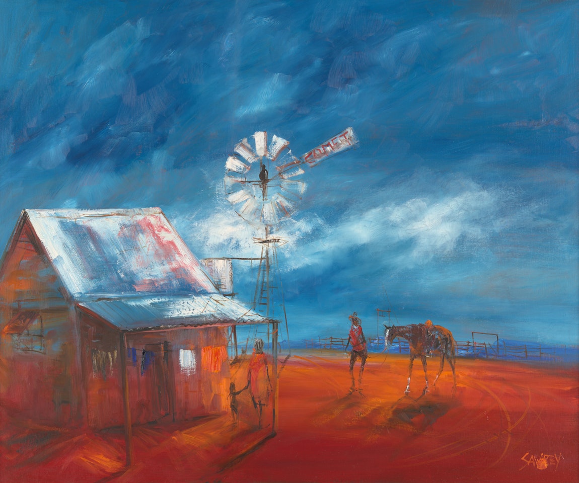The Nockatunga Bloke, West Queensland by Hugh Sawrey
