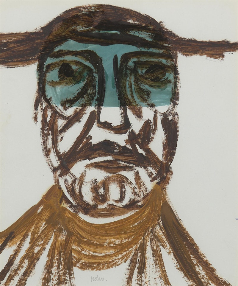Man In Hat by Sidney Nolan