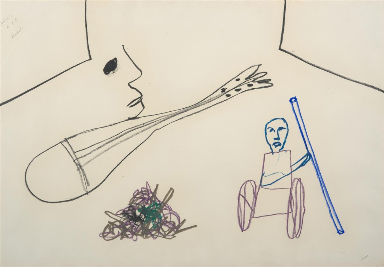 Theatre 1 A+B Beckett by Sidney Nolan