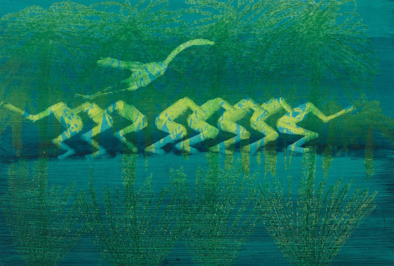 New Guinea Dance by Sidney Nolan
