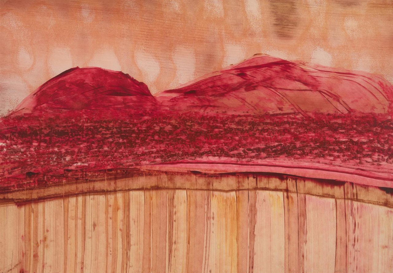 Central Australian Landscape by Sidney Nolan