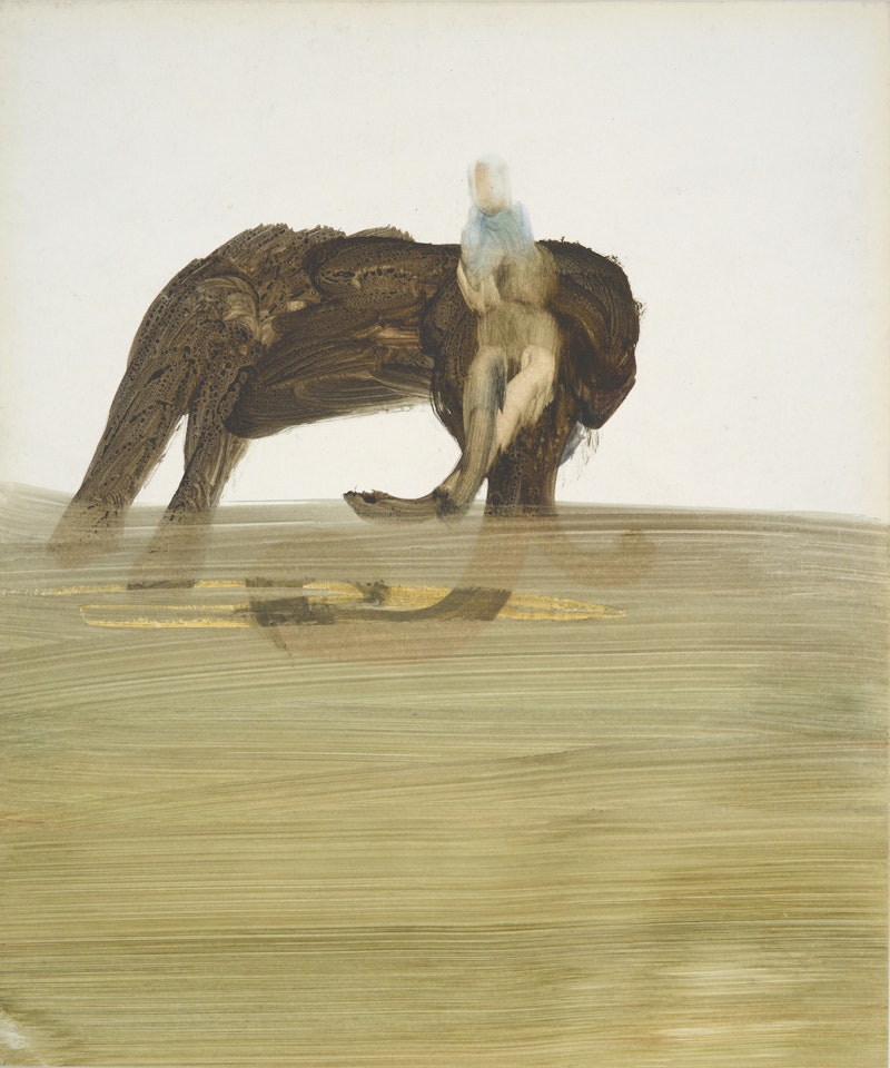 Elephant and Figure by Sidney Nolan