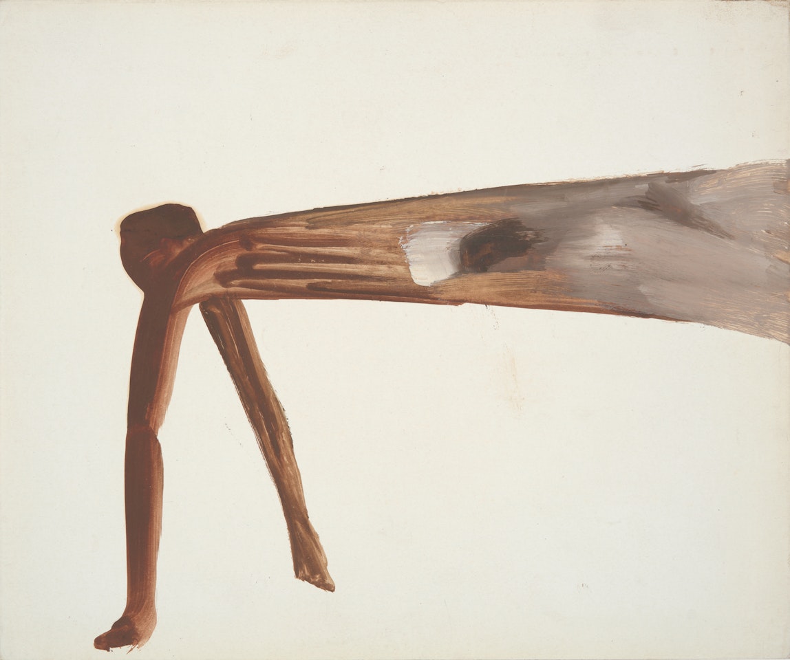 Figures supported on hands by Sidney Nolan