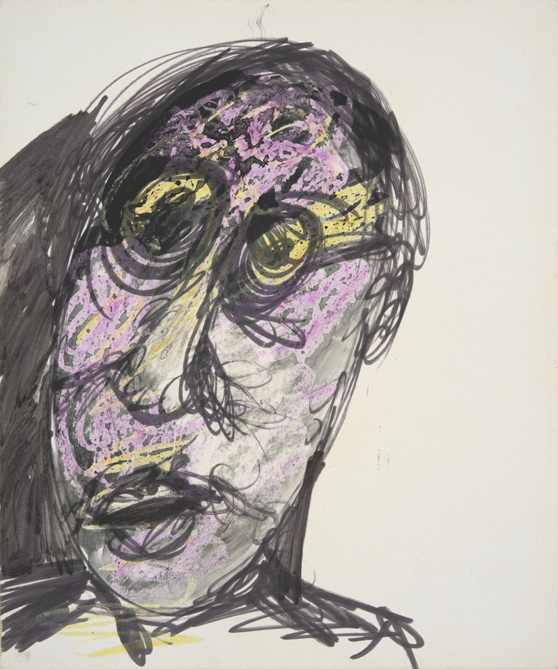 Man in Round Glasses by Sidney Nolan