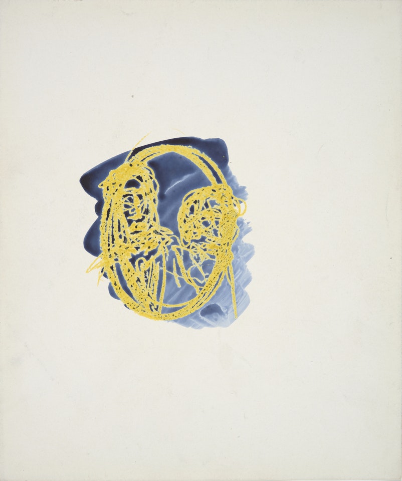 Two Faces in an Oval by Sidney Nolan