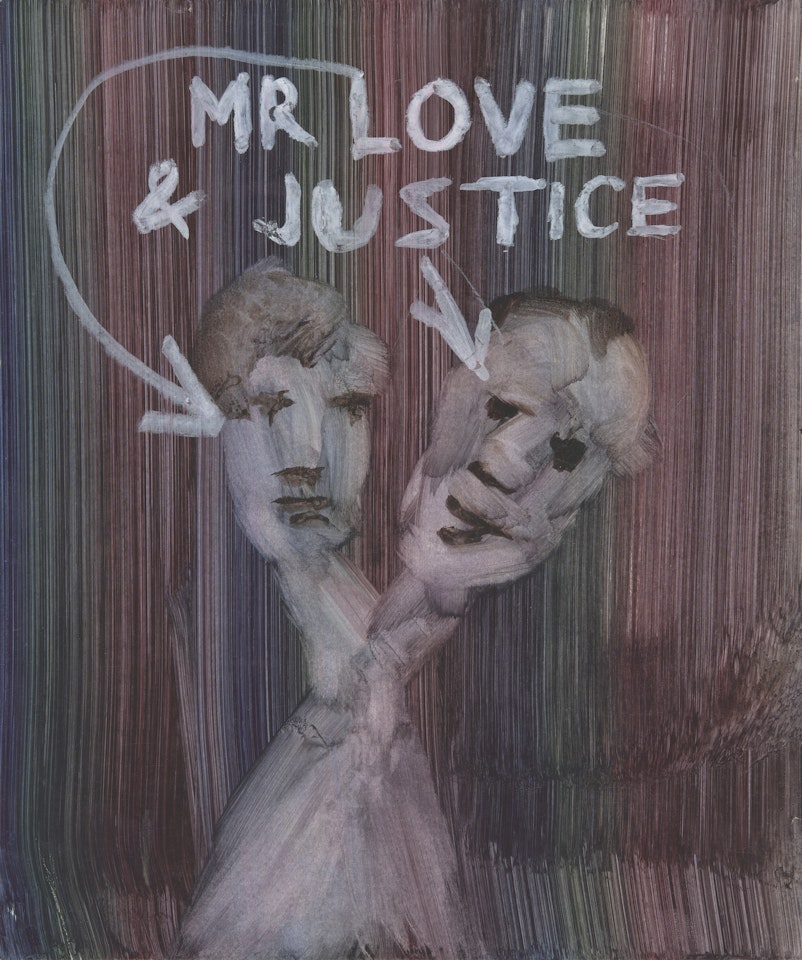Mr. Love and Justice by Sidney Nolan