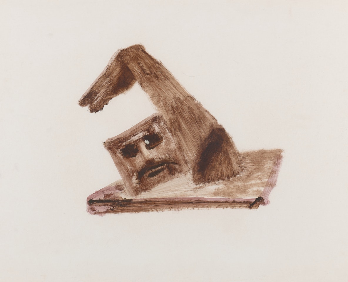 Kelly and Horse by Sidney Nolan
