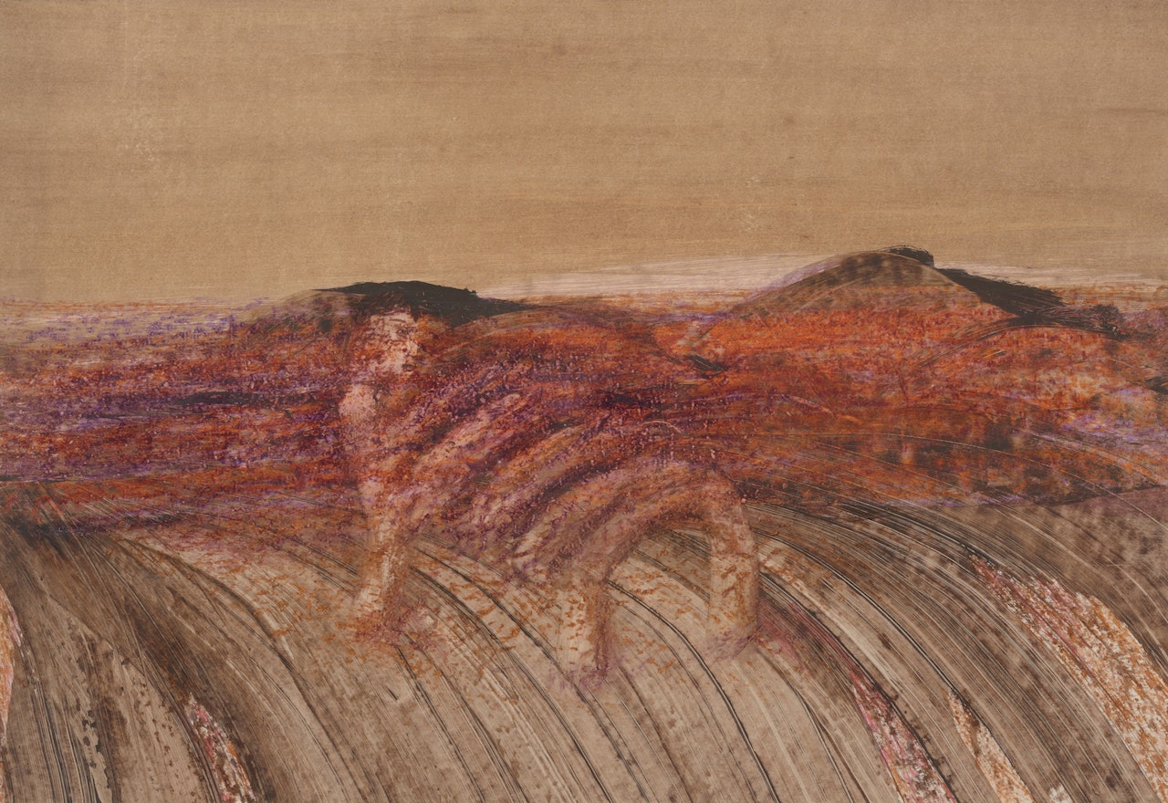 Central Australia and Animal Form by Sidney Nolan