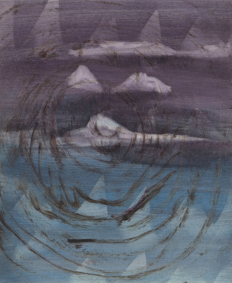 Antarctic Landscape by Sidney Nolan