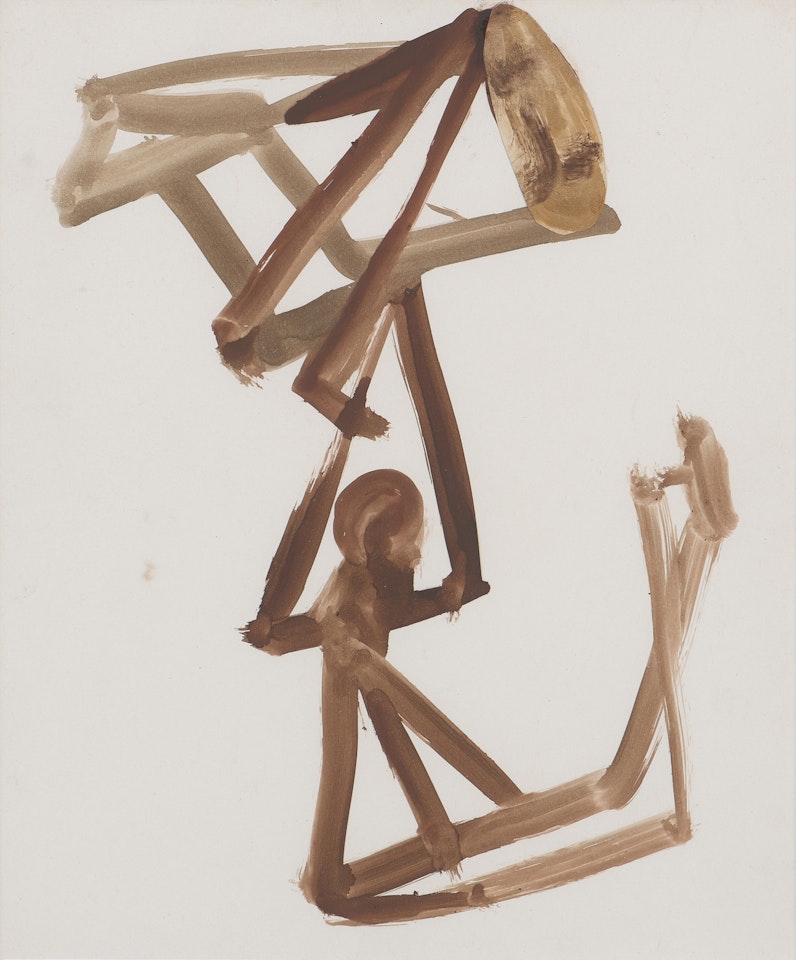 Greek Warriors 1955 by Sidney Nolan