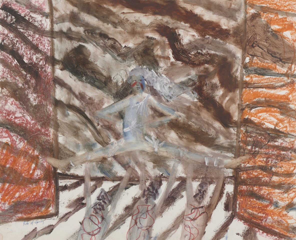 Dancers, Rite of Spring by Sidney Nolan