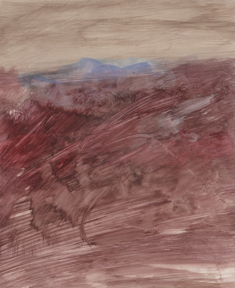 Landscape with Mountains by Sidney Nolan
