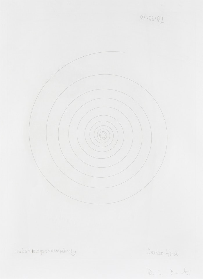 How to Disappear Completely by Damien Hirst