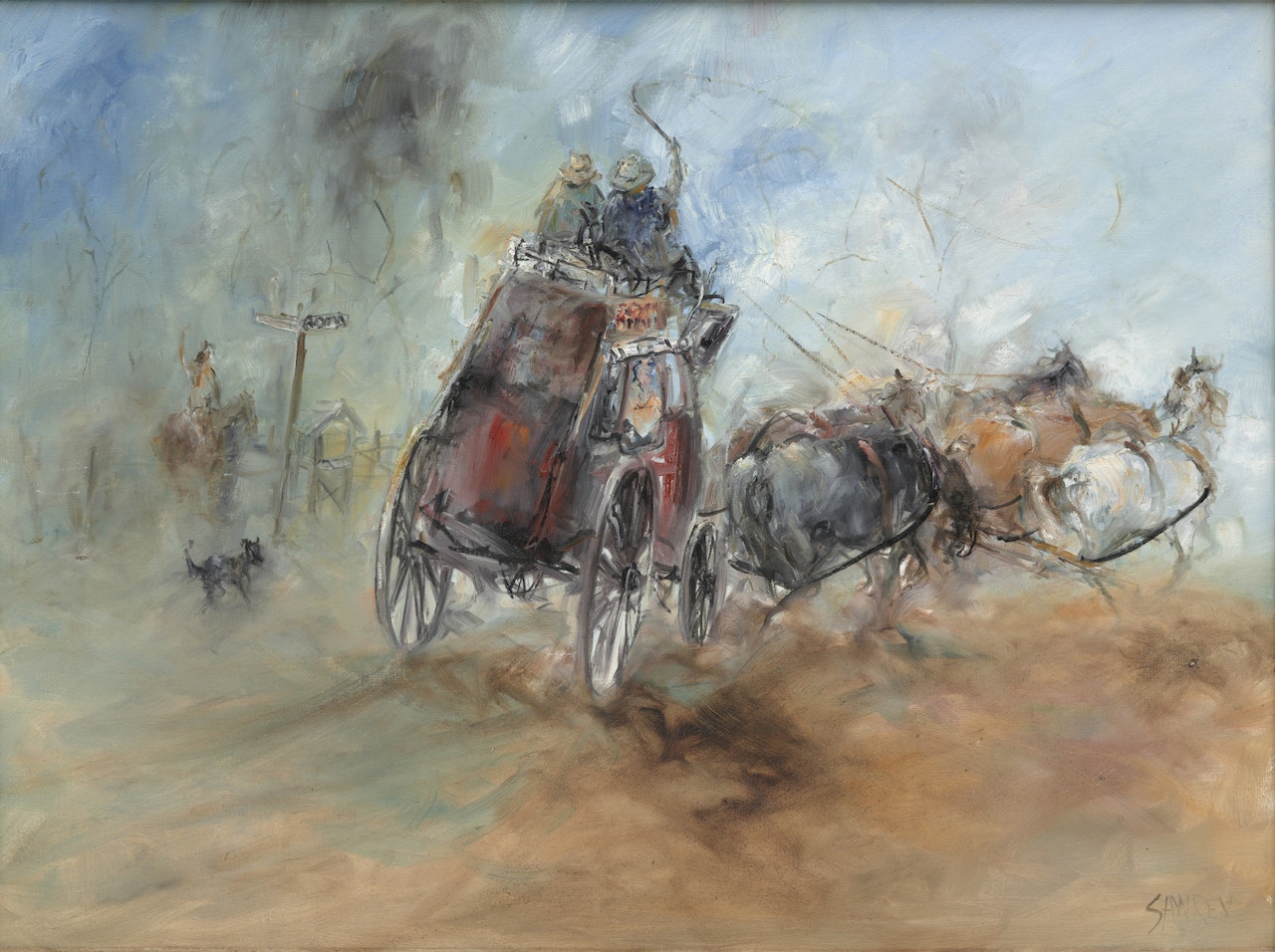By Cobb and Co. to Roma by Hugh Sawrey