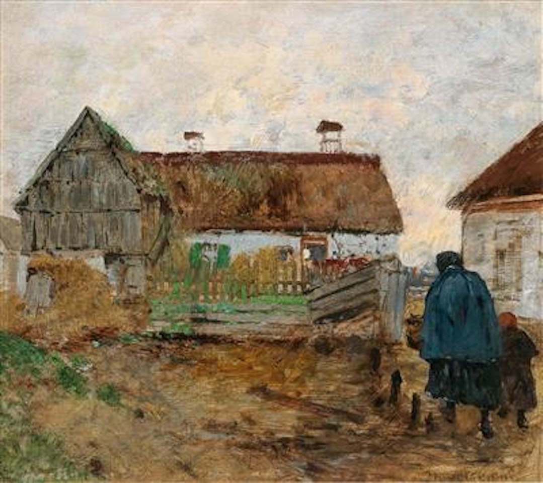 Homecoming after the Rain by Theodor von Hörmann