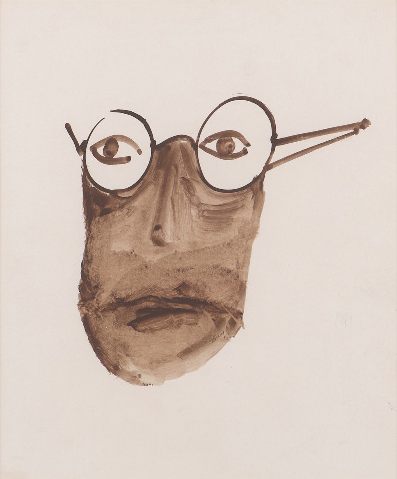 Auschwitz Head by Sidney Nolan