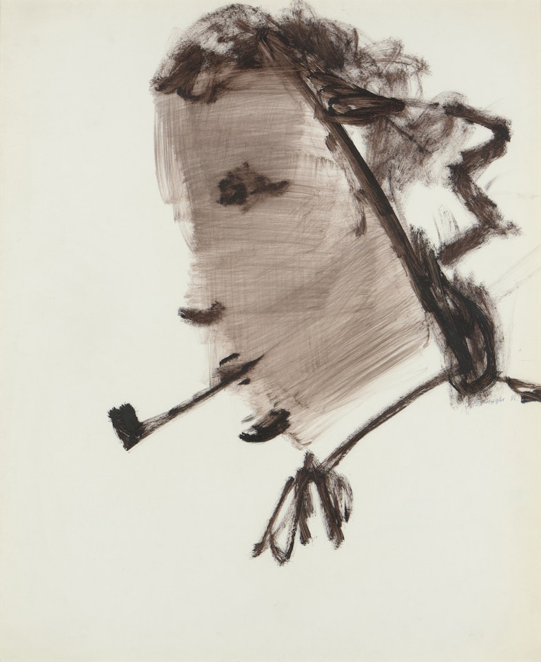 Gallipoli Soldier with Pipe by Sidney Nolan
