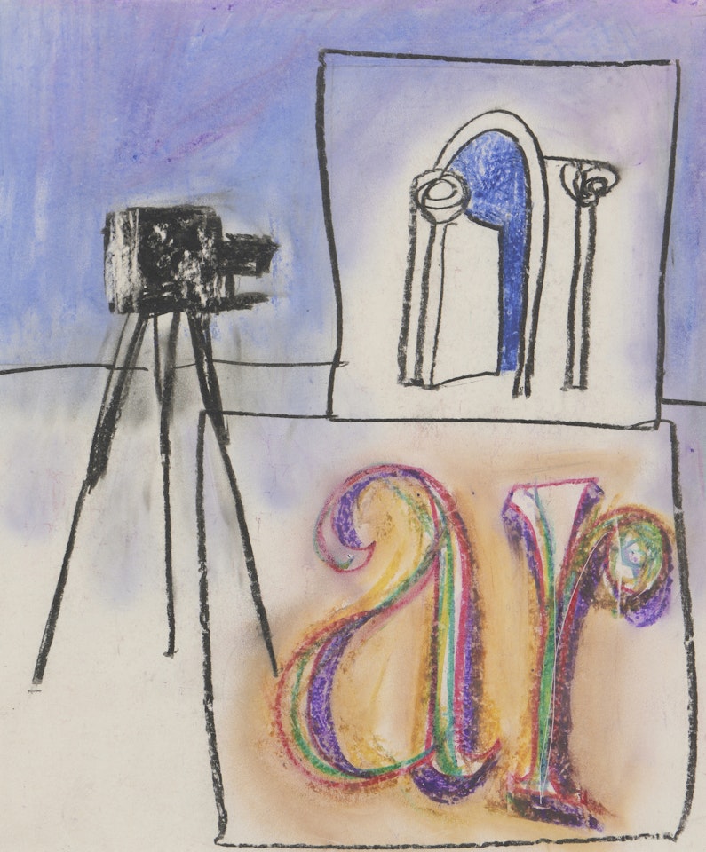 Camera and Building by Sidney Nolan