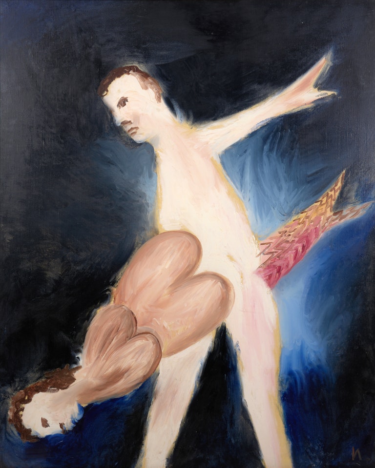 The Cuckold Kills the Lover by Sidney Nolan