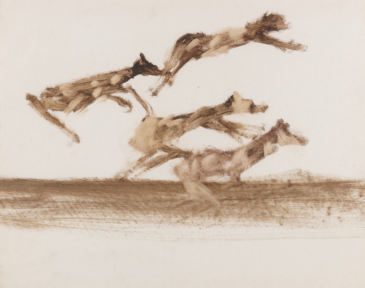 Hyenas, Africa by Sidney Nolan
