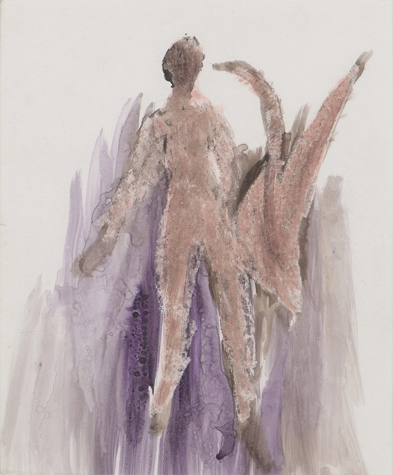 Leda and the Swan by Sidney Nolan