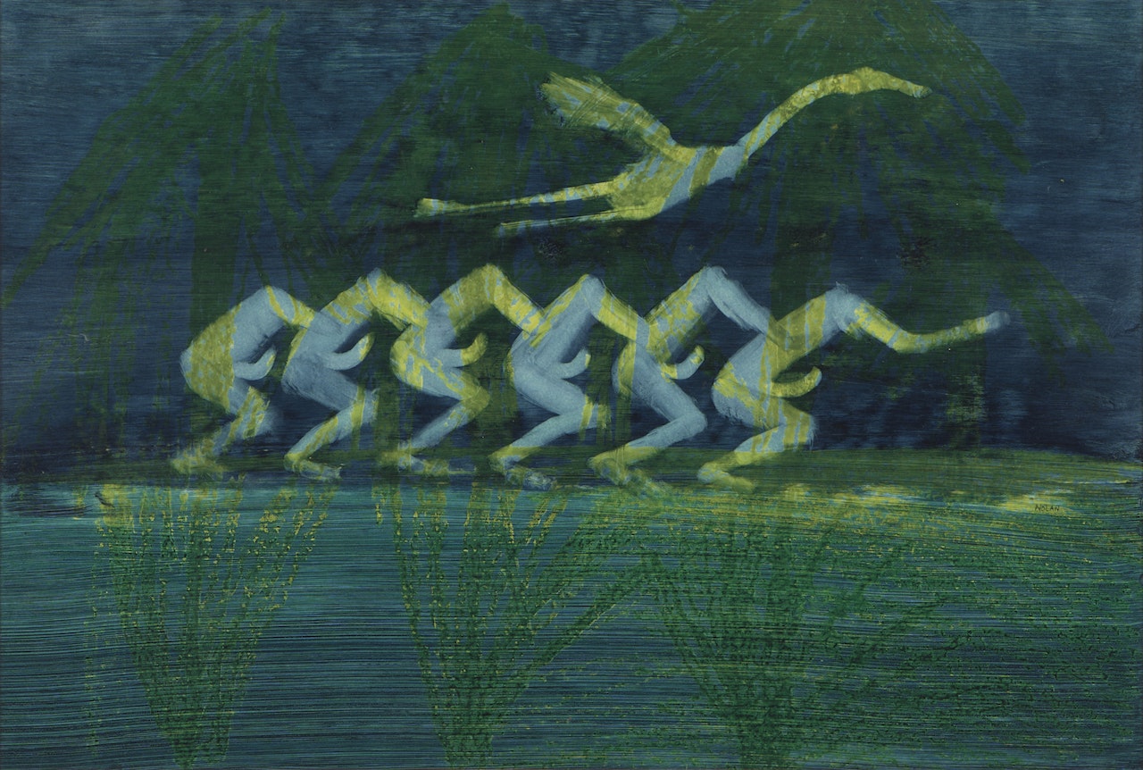 New Guinea Dance by Sidney Nolan