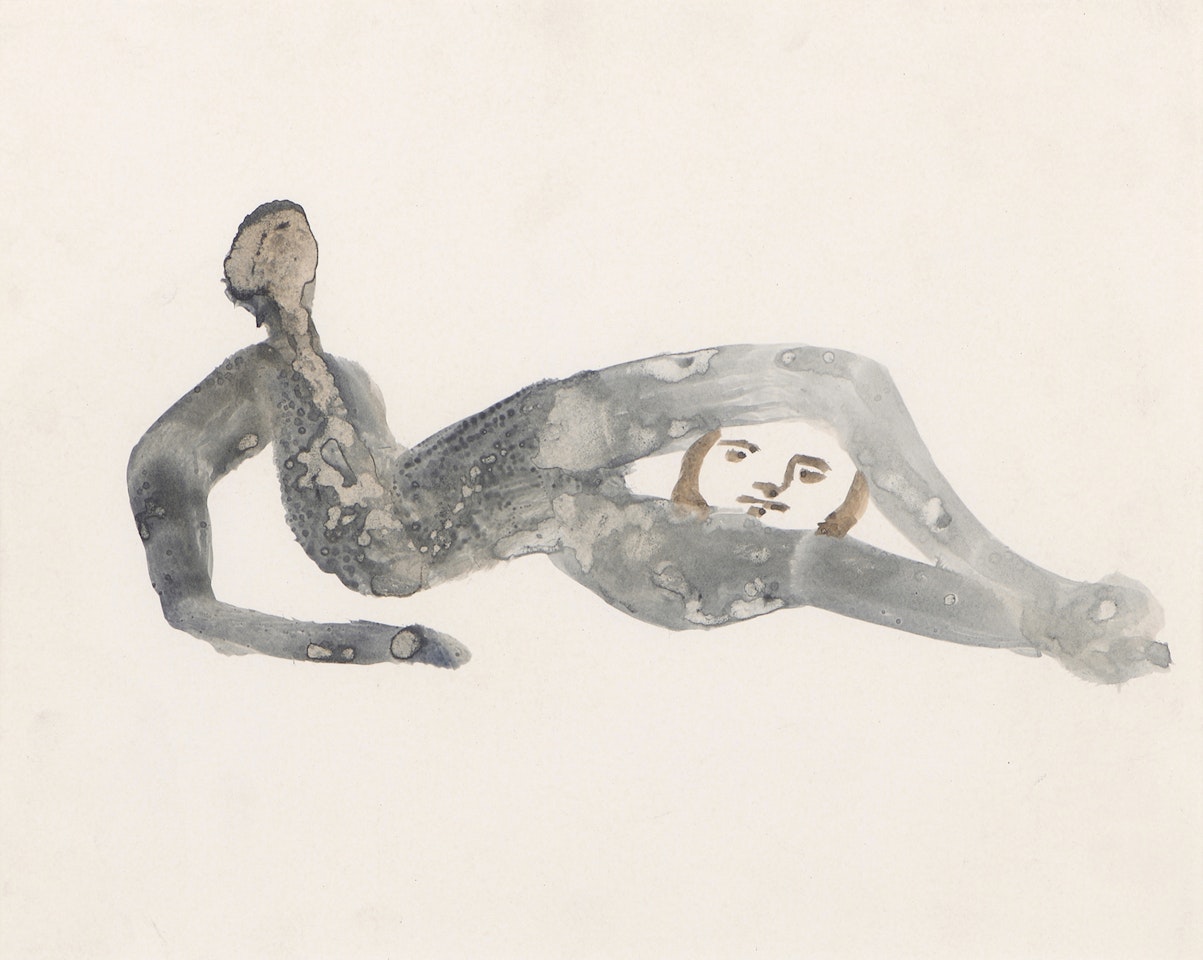 Reclining Figure and Face by Sidney Nolan