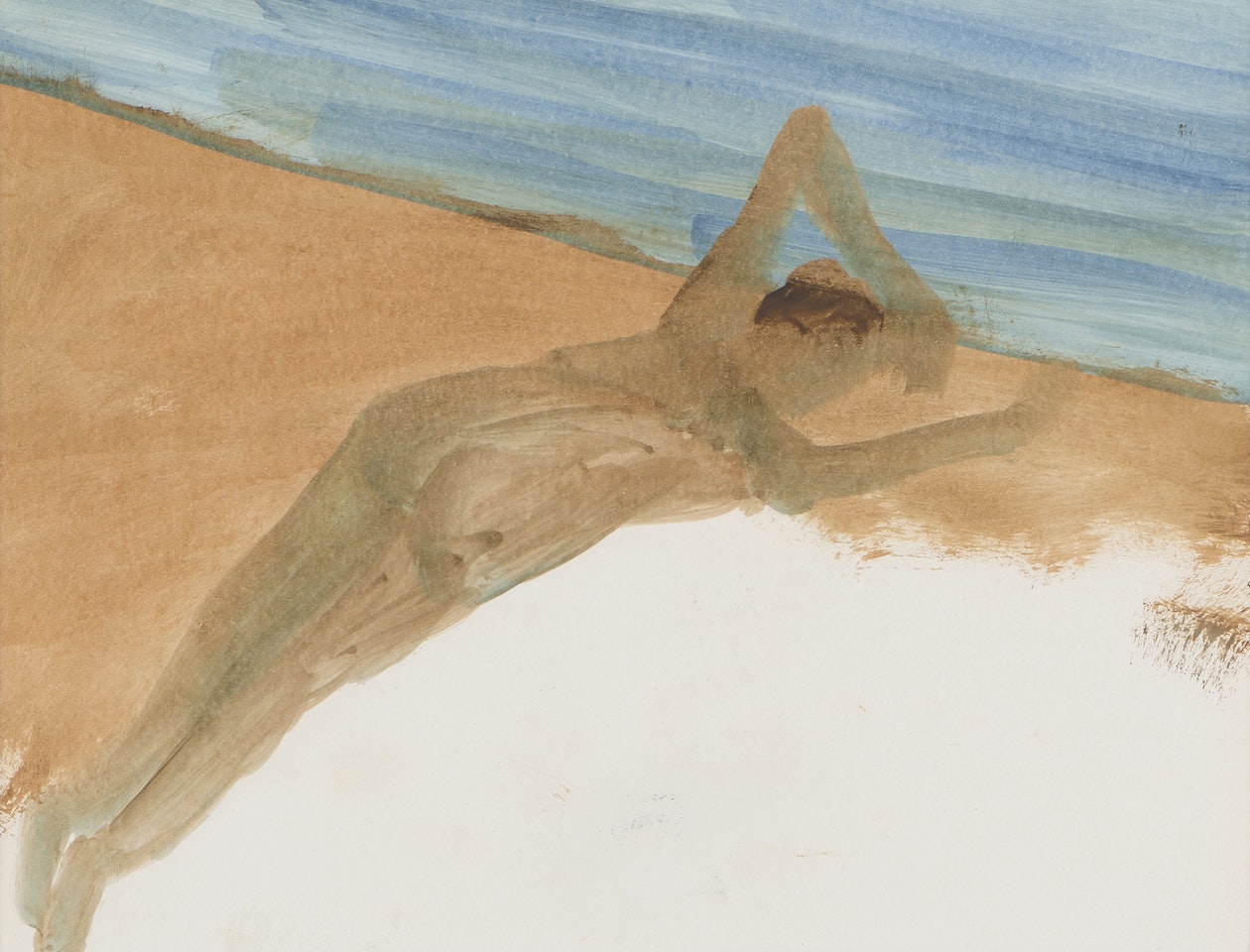 Figure on the Beach by Sidney Nolan