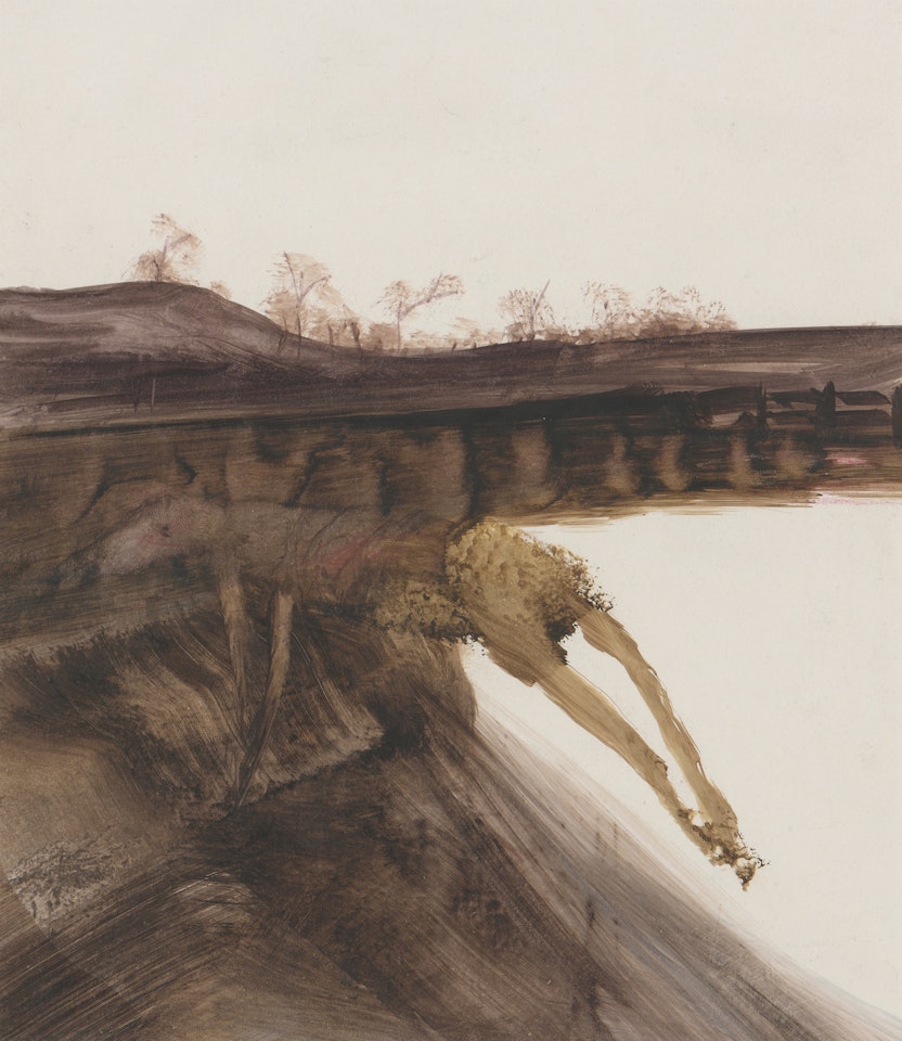 Sheep and Dam by Sidney Nolan