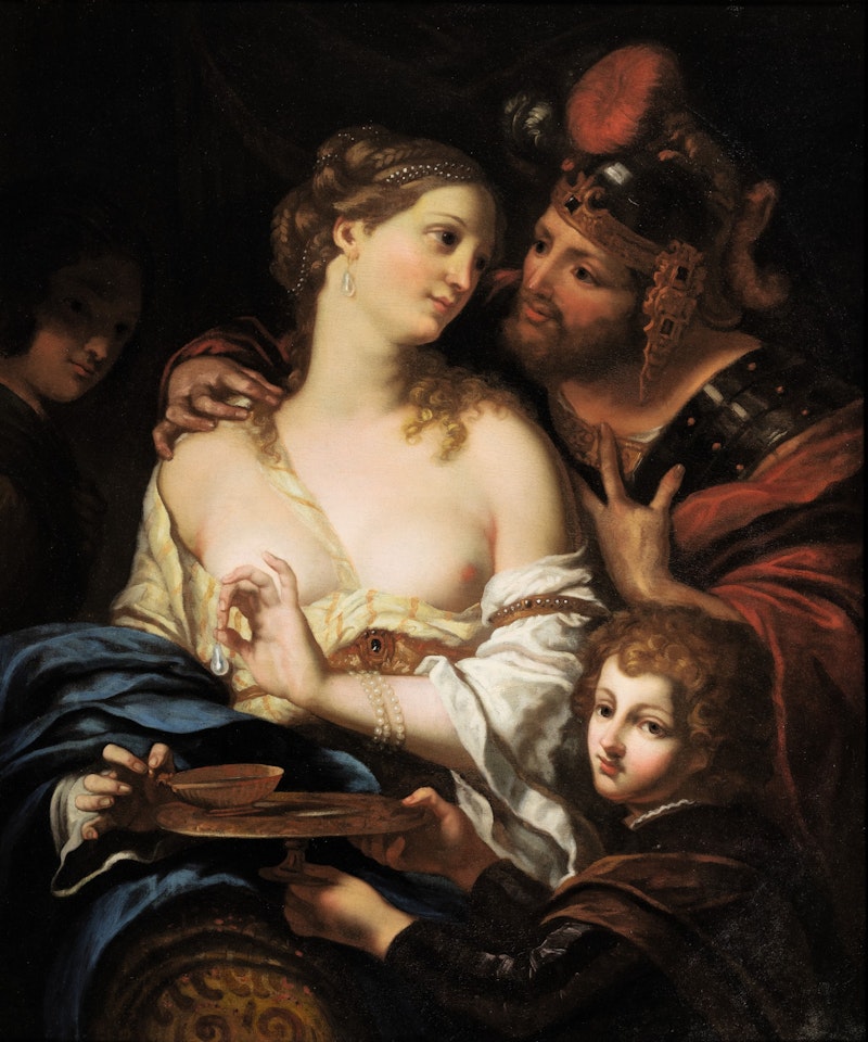 Anthony and Cleopatra by Italian School