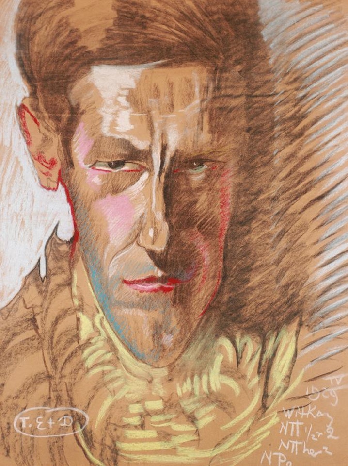 Portrait of a man, April 1929 by Stanislaw Ignacy Witkiewicz