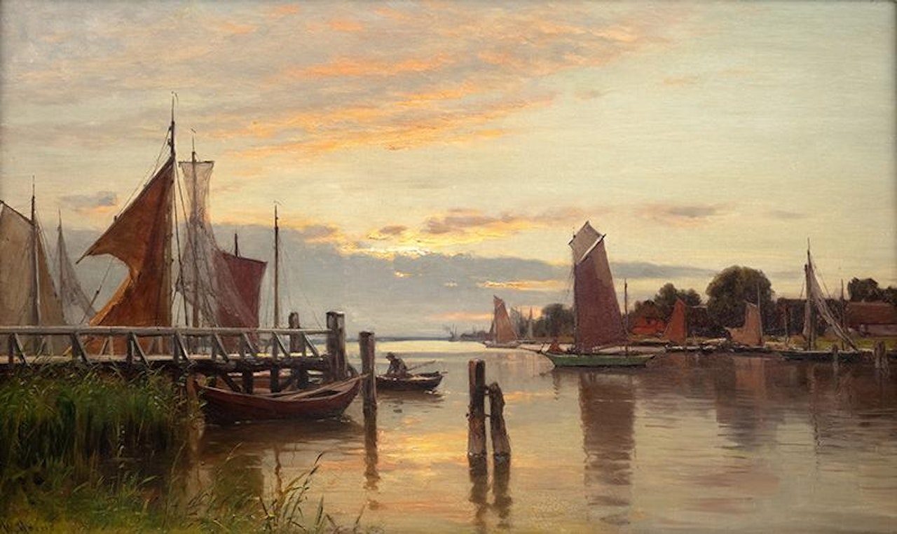 Harbor by Walter Moras