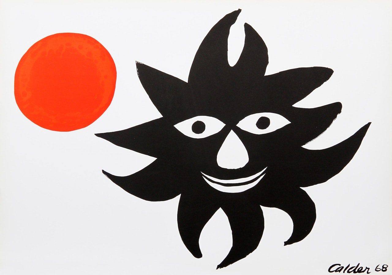 Red Sun by Alexander Calder