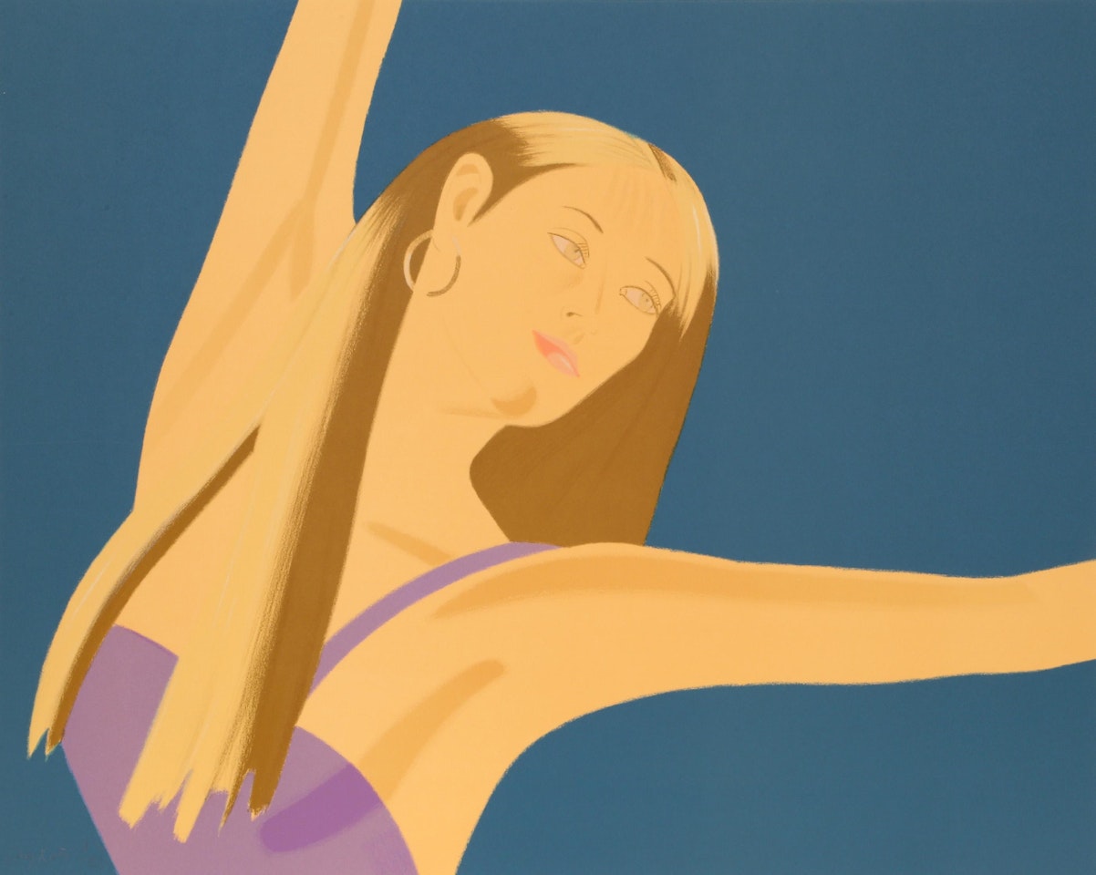 Night; William Dunas Dance 4 (Pamela) by Alex Katz