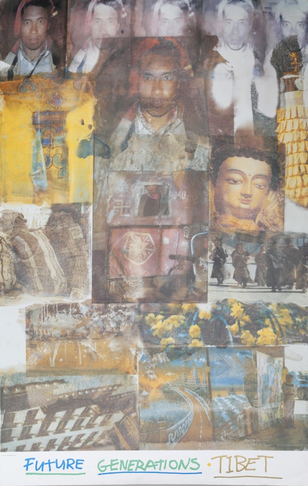 Future Generations Tibet by Robert Rauschenberg
