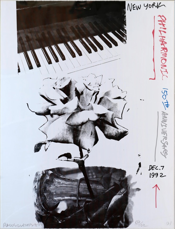 Philharmonic 150th Anniversary by Robert Rauschenberg