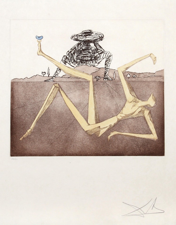 The Heart of Madness from Historia de Don Quichote de la Mancha by Salvador Dali
