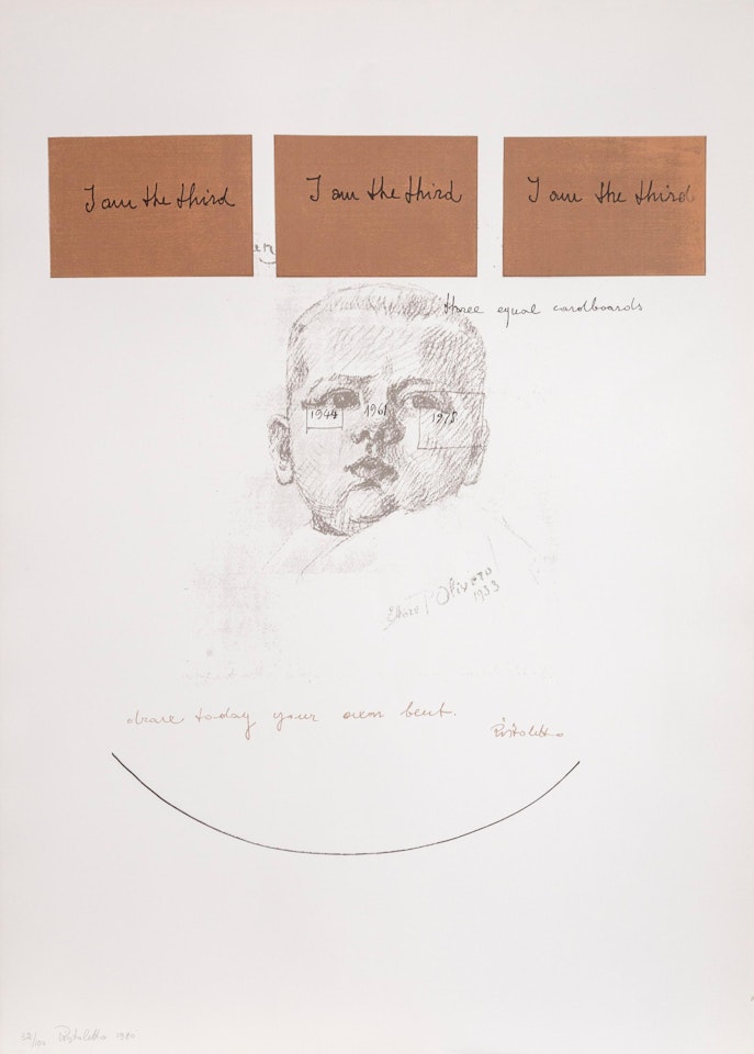 No. 6; I Am the Third by Michelangelo Pistoletto