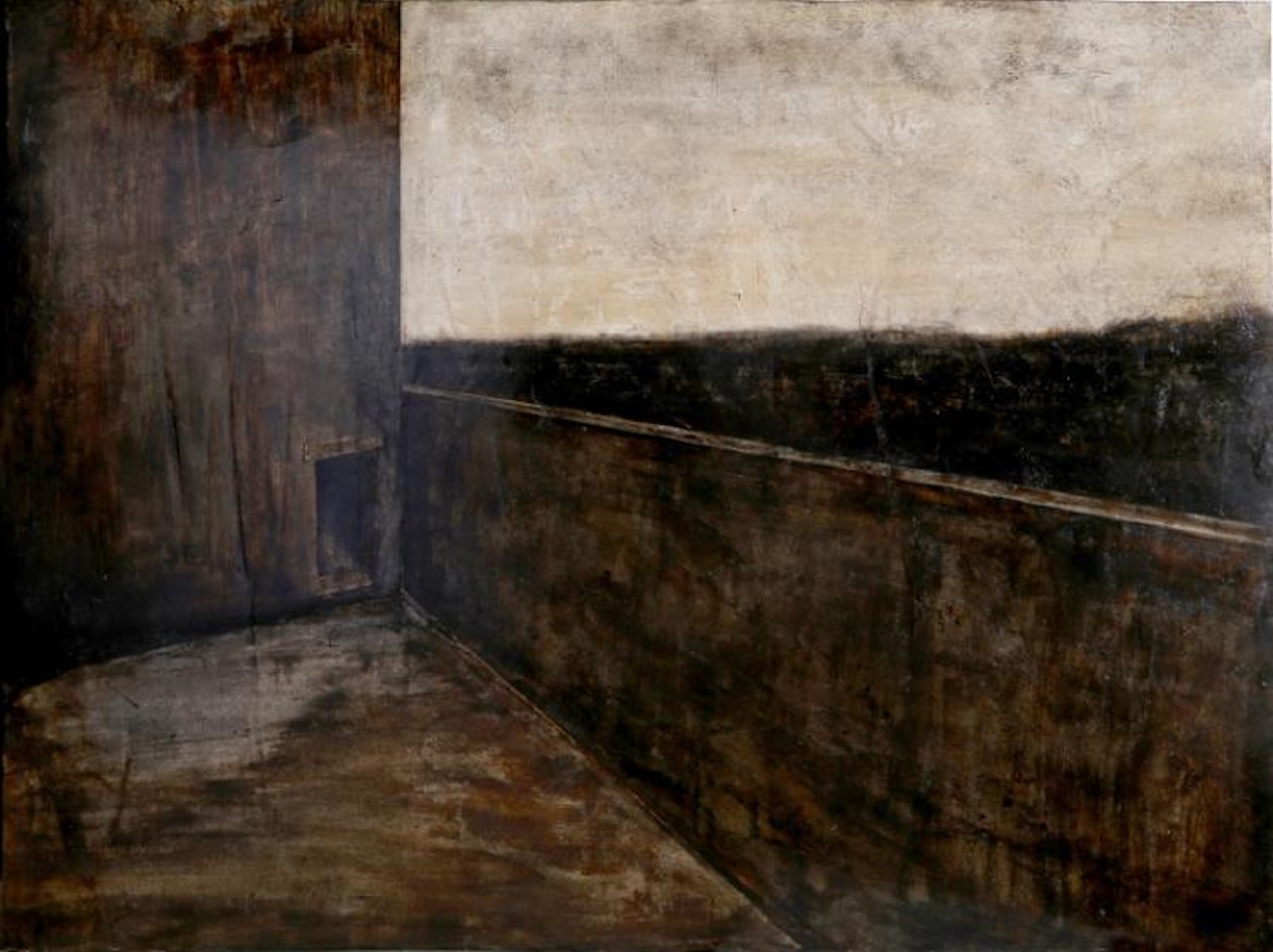 Untitled - Building Backyard by Joan Nelson