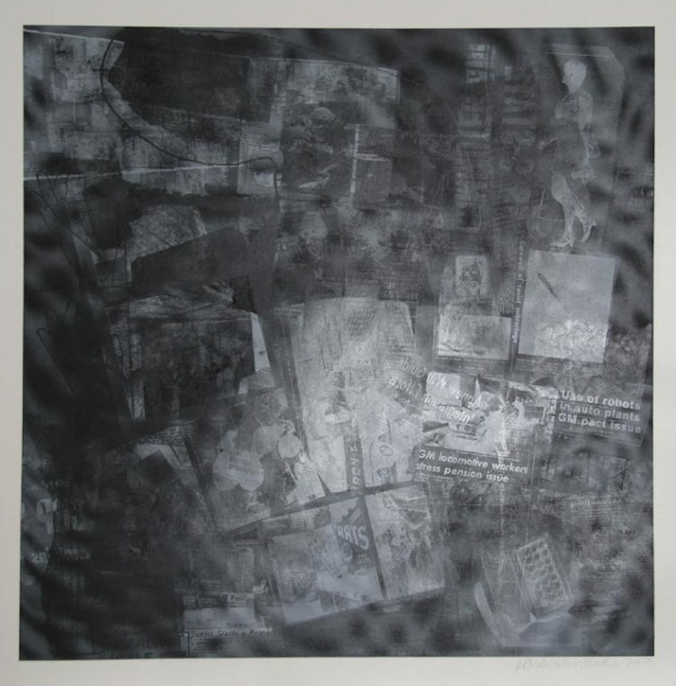 Surface Series from Currents, #41 by Robert Rauschenberg